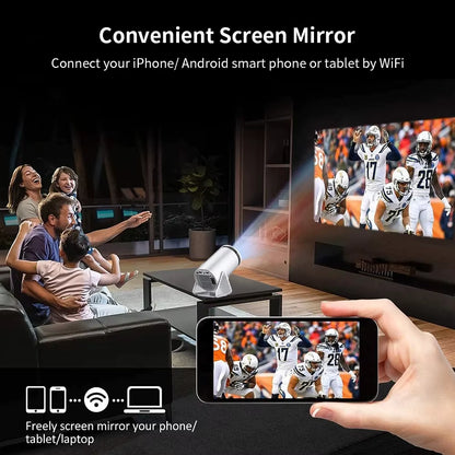 P300 Android Projector H713 Projetor 5G Wifi BT 250Ansi Cinema Home Keystone HDMI Proyector 1080P 4K Projector