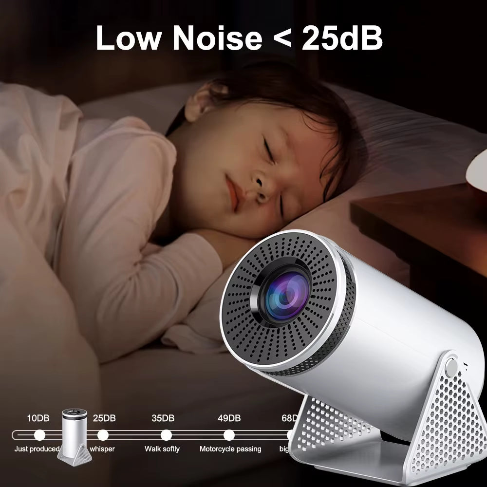 P300 Android Projector H713 Projetor 5G Wifi BT 250Ansi Cinema Home Keystone HDMI Proyector 1080P 4K Projector